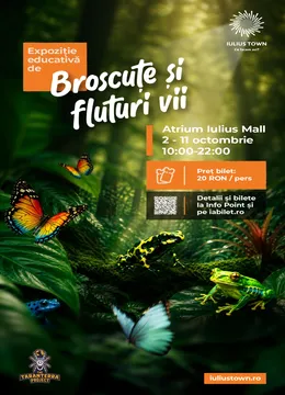 Timișoara: Expoziție Educativă de Broscuțe și Fluturi vii