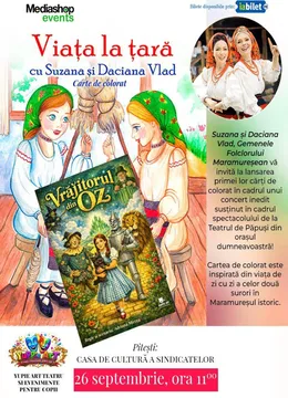 Pitesti: Teatru de copii & Concert cu Suzana și Daciana Vlad Gemenele Folclorului Maramureșean