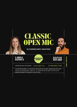Classic Open Mic: MCs Larisa & Răzvan
