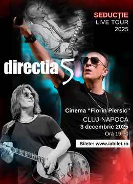 Cluj-Napoca: Direcția 5 -  ”Seductie” -  Live Tour 2025