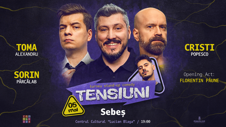 Sebeș | Stand-up Comedy cu Sorin Pârcălab, Toma & Cristi Popesco
