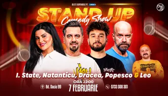 Stand-up Comedy cu Ioana State, Natanticu, Drăcea, Cristi Popesco - Leo la Club 99
