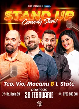 Stand-up Comedy cu Teo, Vio, Mocanu & Ioana State la Club 99
