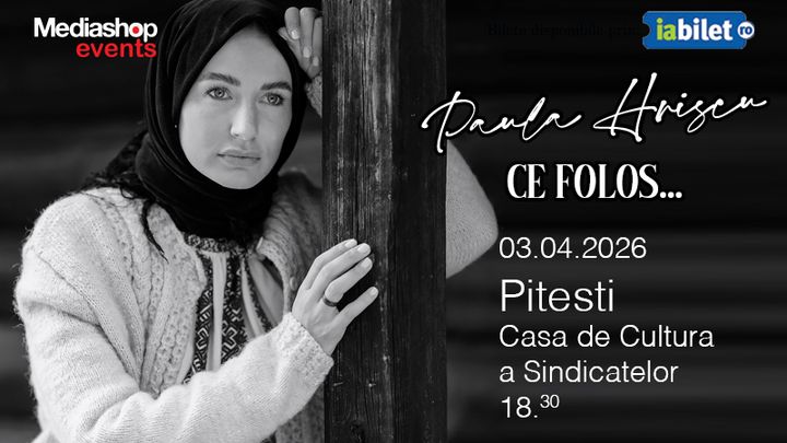 Pitesti: Concert de pricesne @ Paula Hriscu "Ce folos"