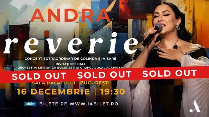 Concert ANDRA la București: Reverie - Turneu Național de Colindă și Visare