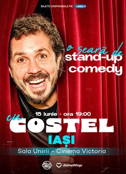Iasi: O seara de stand up comedy cu Costel