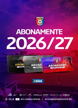 Abonament FC Chindia Targoviste sezon 2026-2027