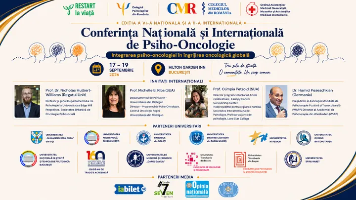 Conferința Națională și Internațională de Psiho-Oncologie 2026