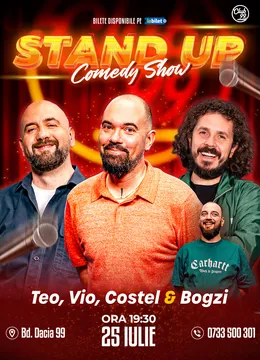 Stand-up Comedy cu Teo, Vio, Costel - Bogzi la Club 99