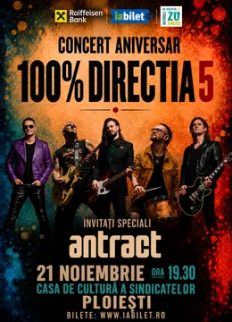 Ploiesti: Concert Direcția 5 - „100% Direcția 5”