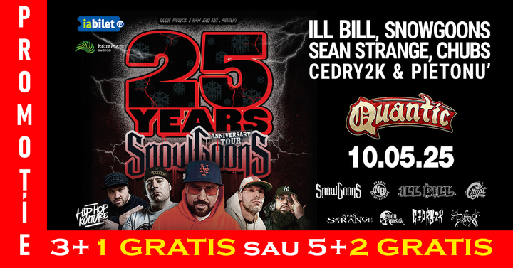 Ill Bill & Snowgoons - 25 Years Snowgoons @ Sean Strange, Chubs, Cedryk & Pietonu