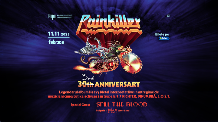 Painkiller - the 33st Anniversary Tribute Show + Spill the Blood (Slayer Tribute)
