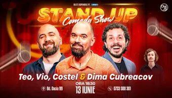 Stand-up Comedy cu Teo, Vio, Costel - Dima Cubreacov la Club 99