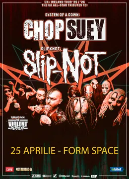 Cluj-Napoca: Forever NU!: Tribute Festival Tour cu Slip-Not, si Chop Suey + Violent Inzident