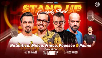 Stand-up Comedy cu Natanticu, Mincu, Frîncu, Cristi Popesco - Florentin Păune la Club 99