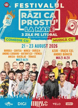 Festivalul de comedie - Razi ca prostu' la mare 2026 | Acces General