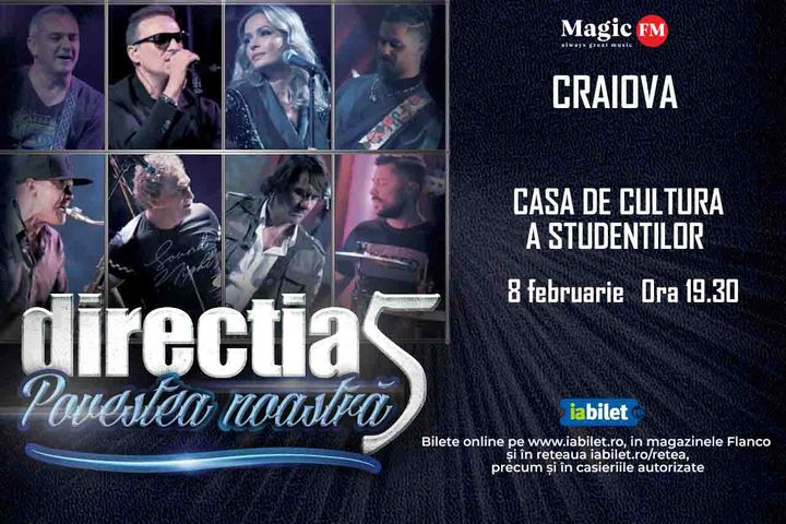 Craiova: Concert Directia 5 - Povestea Noastra