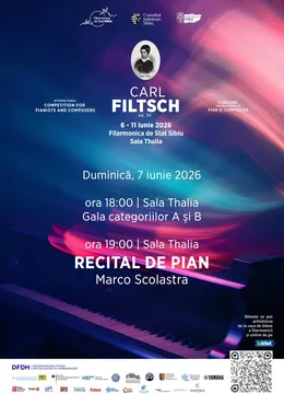 Sibiu: Recital extraordinar de pian – Marco Scolastra