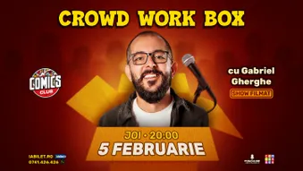 Filmare Stand-up CrowdWork cu Gherghe la ComicsClub!