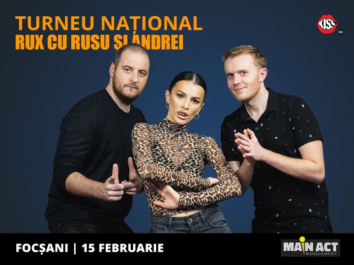 Focsani: Stand-up Comedy RUX cu Rusu si Andrei