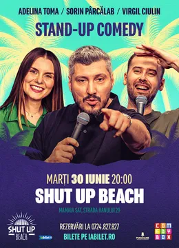Constanța: Stand-up comedy cu Sorin Pârcălab, Adelina Toma și Virgil Ciulin