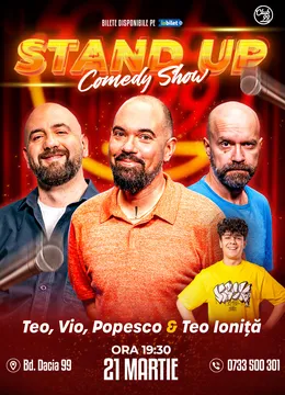 Stand-up Comedy cu Teo, Vio, Cristi Popesco - Teo Ioniță la Club 99