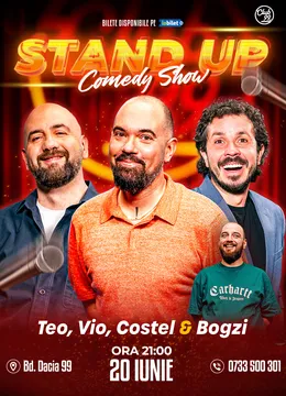 Stand-up Comedy cu Teo, Vio, Costel - Bogzi la Club 99