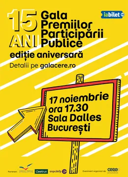 Gala Premiilor Participării Publice, Ediția a XV-a