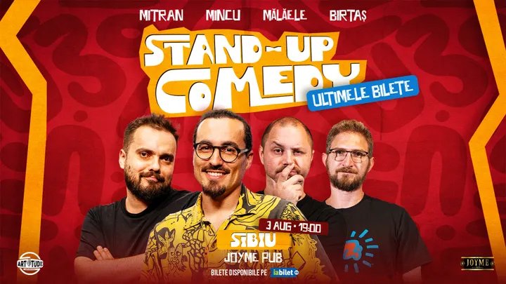 Sibiu: Mincu, Mitran, Bogdan Mălăele & Dan Birtaș | Stand Up Comedy Show