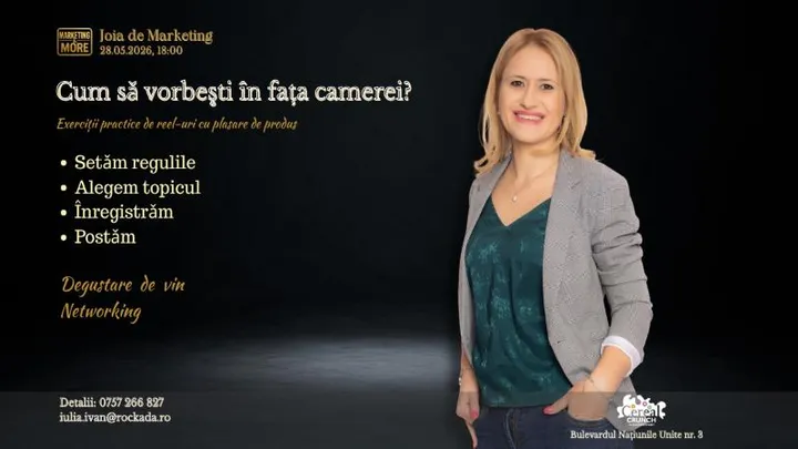Cum sa vorbesti in fata camerei?