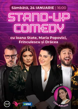 The Fool: Stand-up comedy cu Ioana State, Maria Popovici, Frînculescu și Drăcea