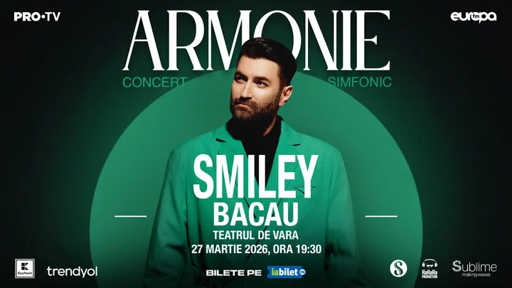 Bacău: Smiley - Armonie - Concert Simfonic