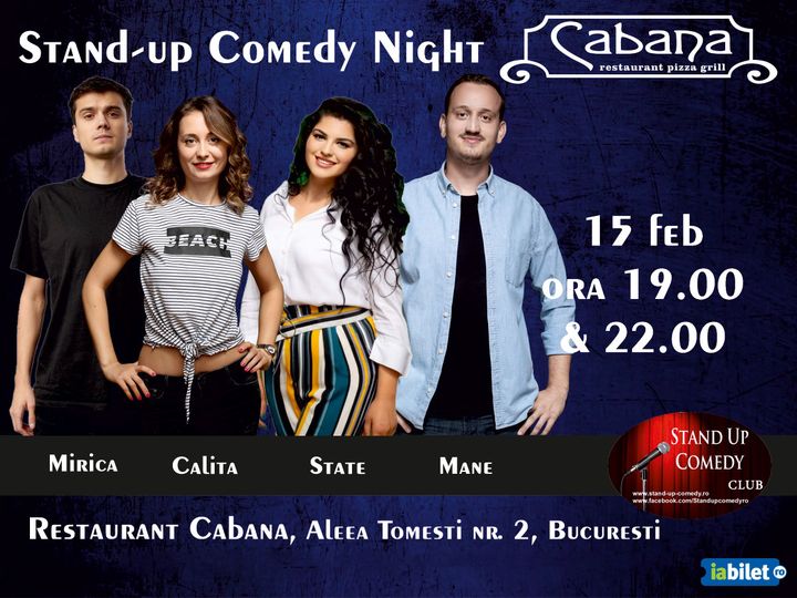 Stand Up Comedy cu Mane Voicu, Ana Maria Calita, Ioana State & Sergiu Mirica Show #2