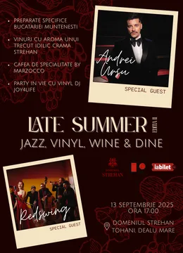 Dealu Mare: Late Summer - Jazz, Vinyl, Wine & Dine - Editia II