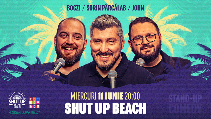 Constanța: Stand-up Comedy cu Sorin Pârcălab, Bogzi și John