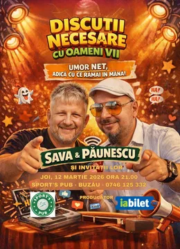 Buzau: Discutii necesare. Umor net. Adică exact cu ce rămâi în mână.