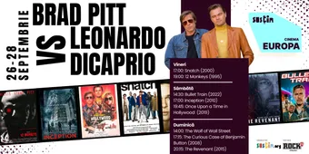 Brad Pitt vs Leonardo DiCaprio weekend - Haos, vis și epopee fără egal