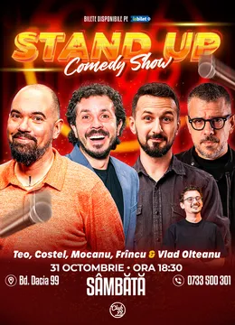Stand-up Comedy cu Teo, Costel, Mocanu, Frîncu - Vlad Olteanu la Club 99 - Show 1