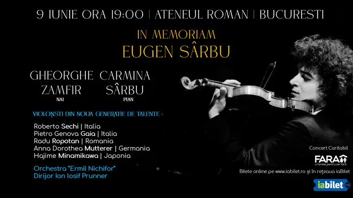 In Memoriam EUGEN SÂRBU Concert caritabil