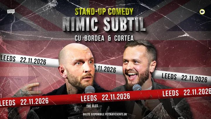 Leeds: Bordea & Cortea | The Glee | Nimic Subtil | 22.11.2026