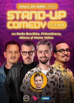 The Fool Terasa: Stand-up comedy cu Mane, Bucălae, Frînculescu și Mincu
