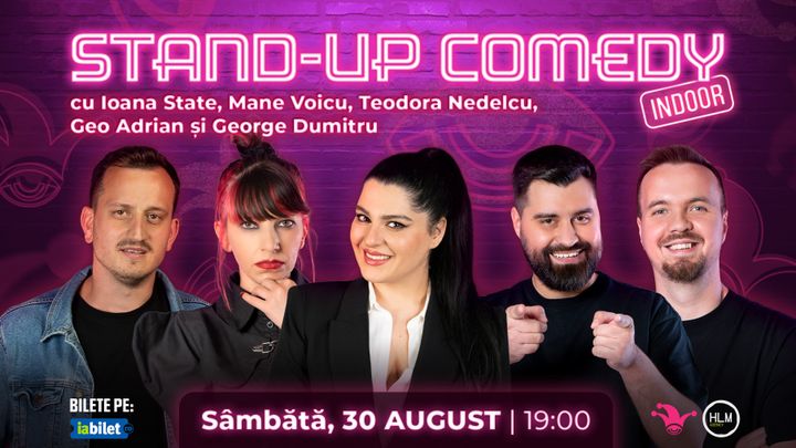 The Fool: Stand-up comedy cu Ioana State, Mane Voicu, Teodora Nedelcu, Geo Adrian și George Dumitru