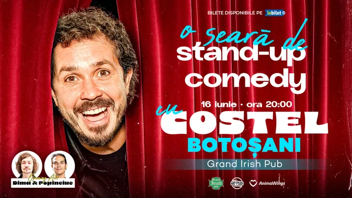 Botoșani: O seară de stand up comedy cu Costel | Comedy Show