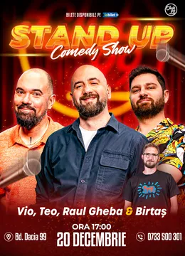 Stand-up Comedy cu Vio, Teo, Raul Gheba - Birtaș la Club 99