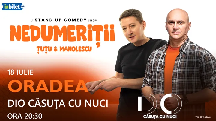 Oradea: Stand-up Comedy - Dan Tutu si Cristi Manolescu