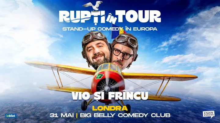 Londra: Vio & Frînculescu | Rupți în Tour - Stand-up Comedy