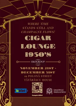 Christmas ’30 Cigar Lounge – Ritualul interbelic al eleganței la EkoGroup Vila