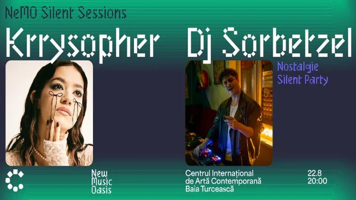 Iasi: NeMO Silent Sessions: Nostalgie Silent Party /w DJ Sorbetzel si Silent Concert Krrysopher