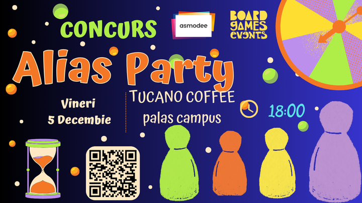 Iasi: Concurs de Alias Party @Board Games Events