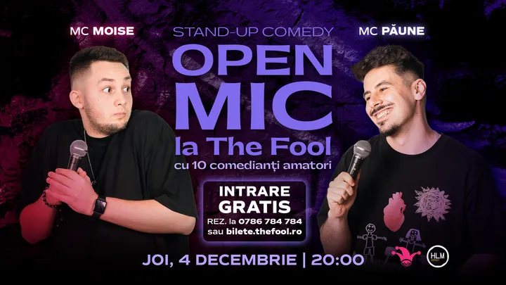 The Fool: Open Mic: MCs Moise & Păune